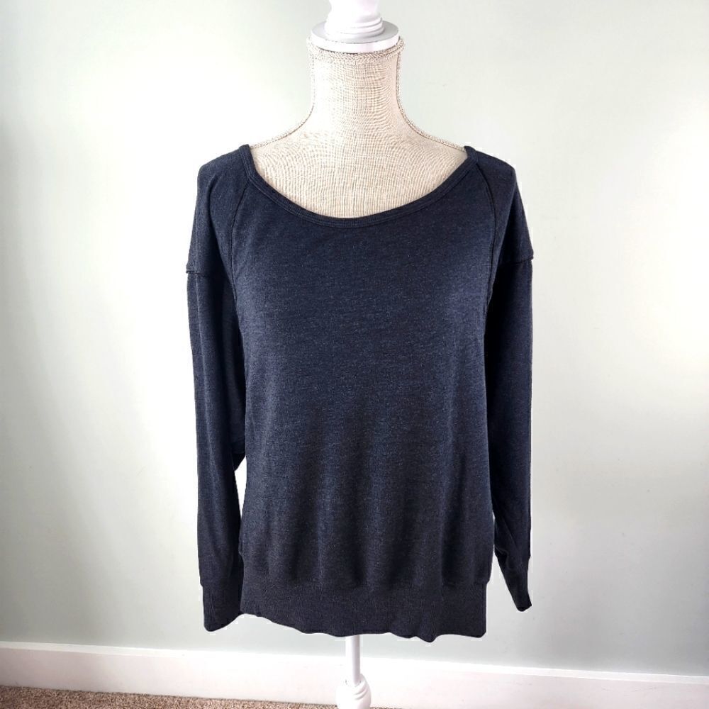 291 FROM VENICE CA WOMEN'S SWEAT SHIRT SIZE 2 OR MEDIUM DARK GRAY